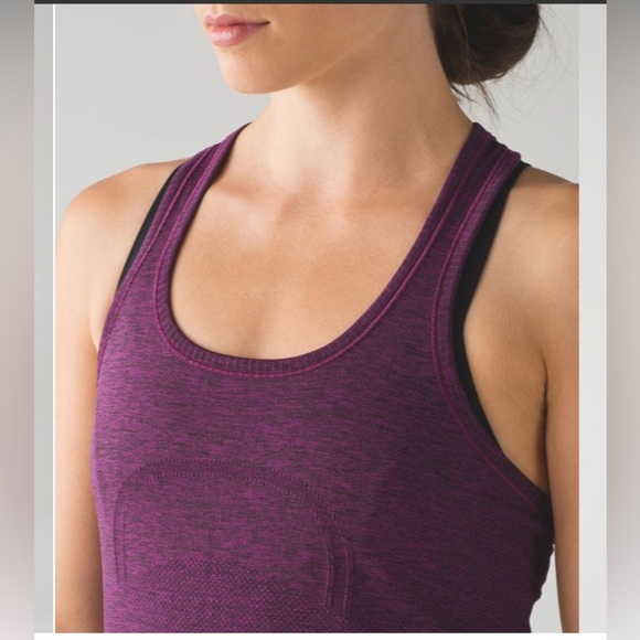 Womens purple Lululemon Swiftly Tech Racerback size 4 - Picture 2 of 10